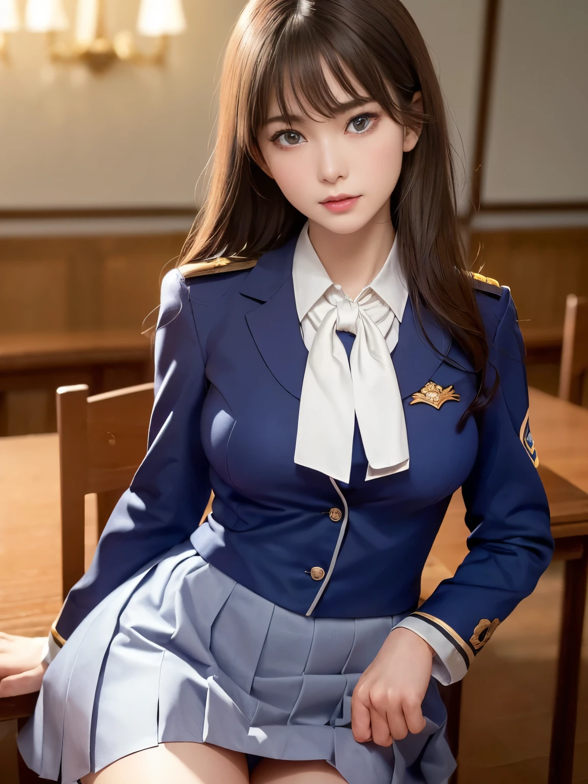 Sexy beauty, uniform, great style