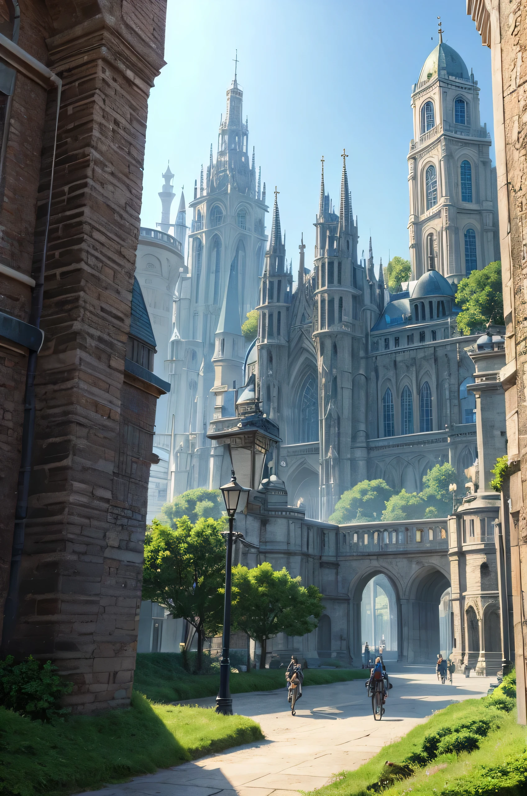 Highest quality,Fantasy,underground,City