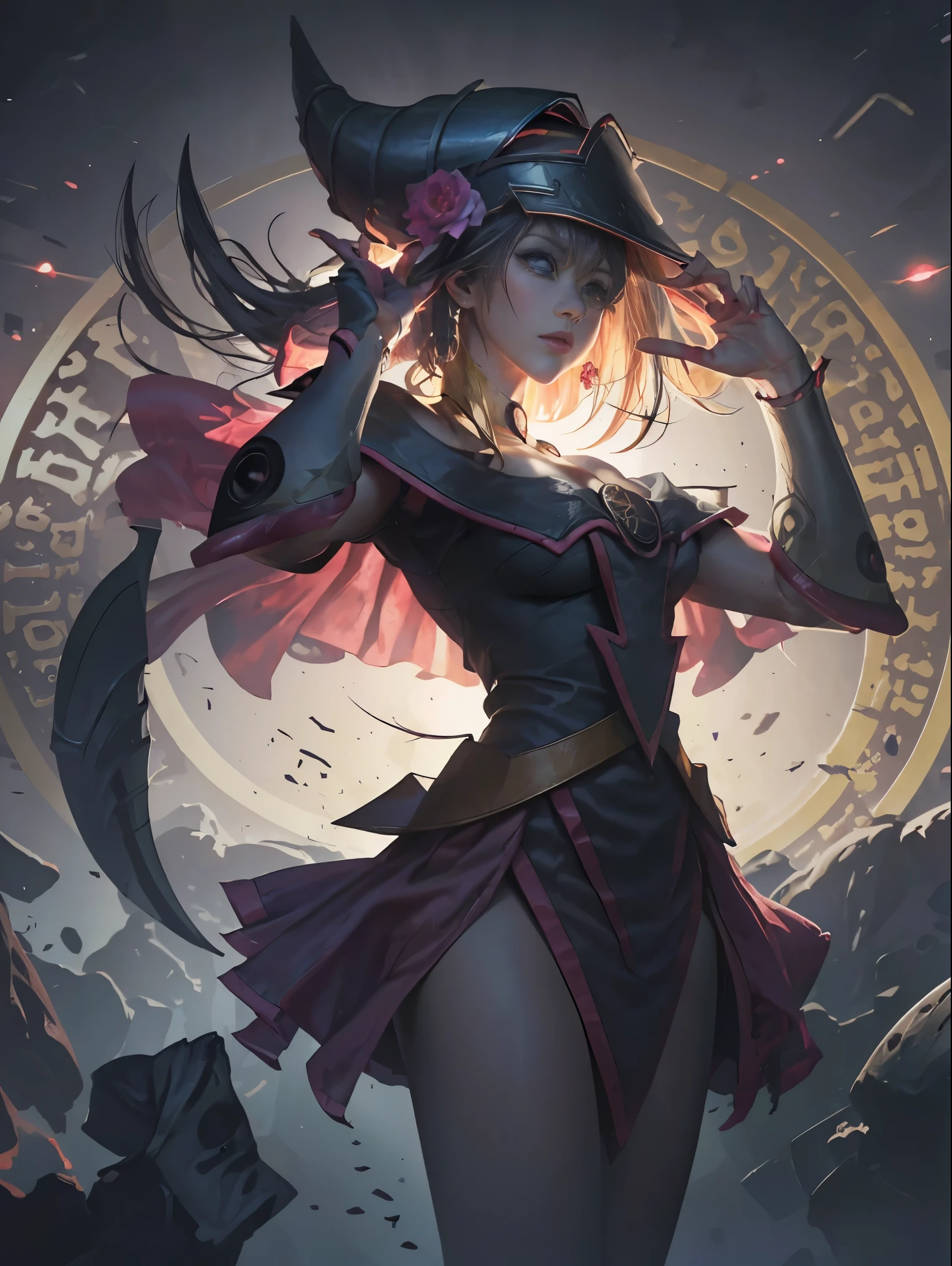 arte oficial, fondo de pantalla de unidad 8k, ultra detallado, hermoso and aesthetic, hermoso, Obra maestra, mejor calidad, (zenenredo, mandala, enredo, enenredo), (flower ecstasy:1.2) dynamic angle, tiro de vaquero, the most hermoso form of chaos, elegant, a brutalist designed, colores vivos, romanticismo, atmospheric