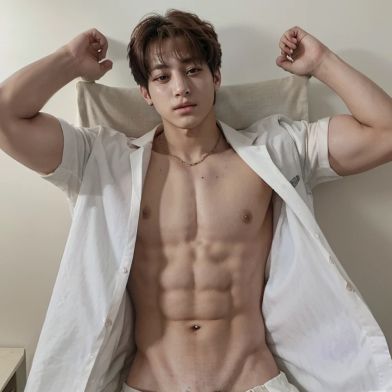 Jungkook, sin camisa