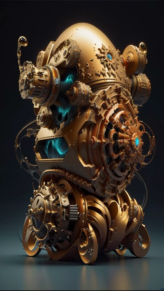 There is a very large red object in the middle of a dark background, 3 d Fluid simulation render, chaotic swirling ferrofluids, rendered in houdini, houdini Fluid simulation, Epic 3D Abstract Model, Fluid simulation in houdini, Fluid simulation, rendered in maya and houdini, rendered, black Fluid simulation, intricate artwork. Octane render