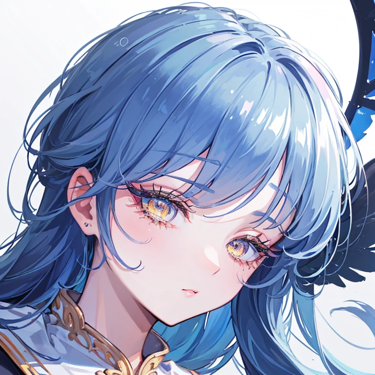 (face half in profile: 1.2) (focused on face: 1.2) (eyes half closed: 1.2) (long eyelashes: 1.4) (bright eyes: 1.4) (top view: 1.2) ( top angle:1.3)