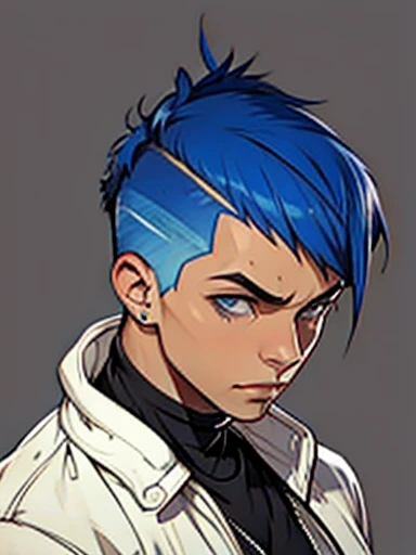 Concept ART Versions ,Human Male, short haircut, Better Creative Hair Punk