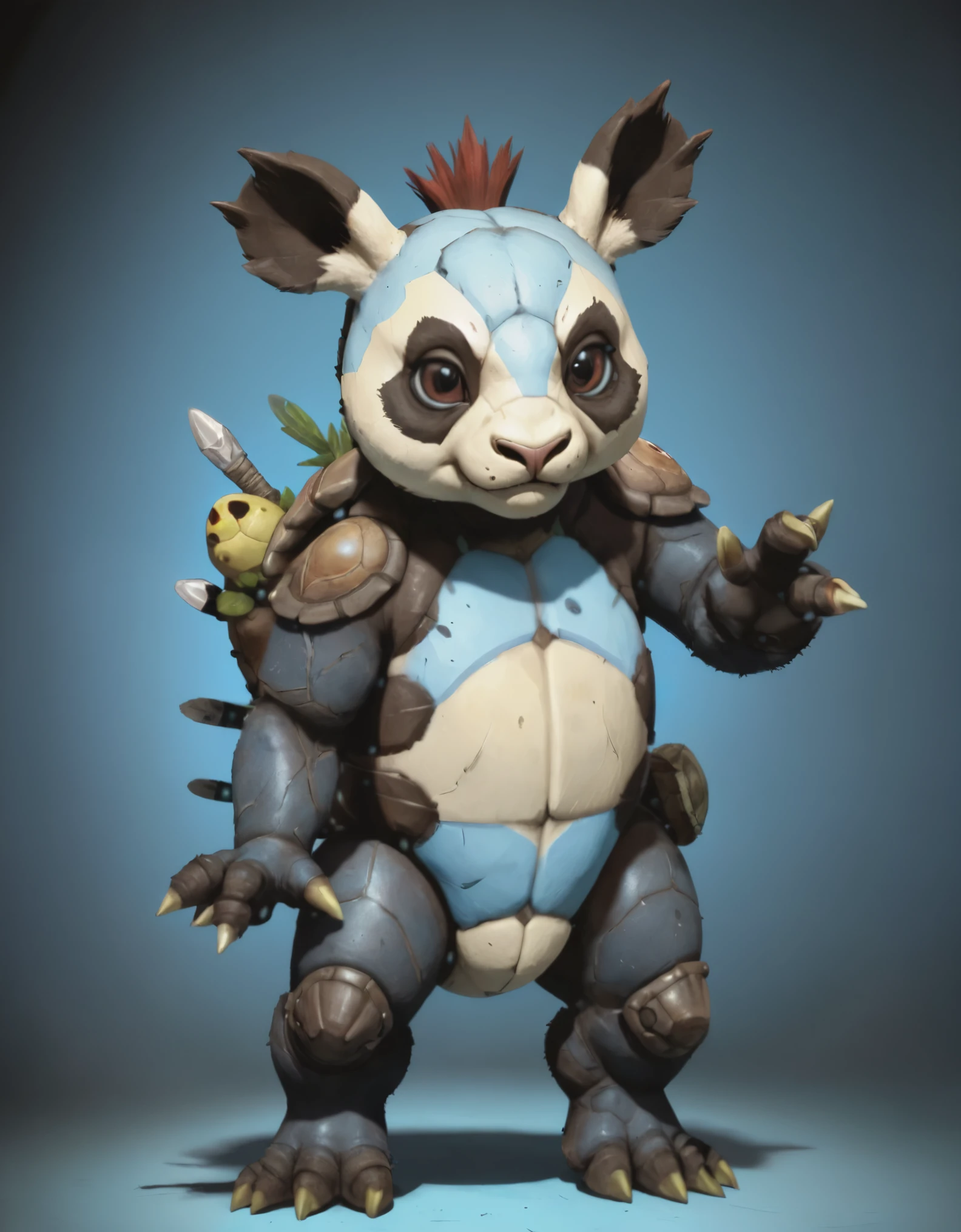 borderlands version of
a panda Wartortle hybrid
from a western cartoon,
by Mat Collishaw and Yohann Schepacz
