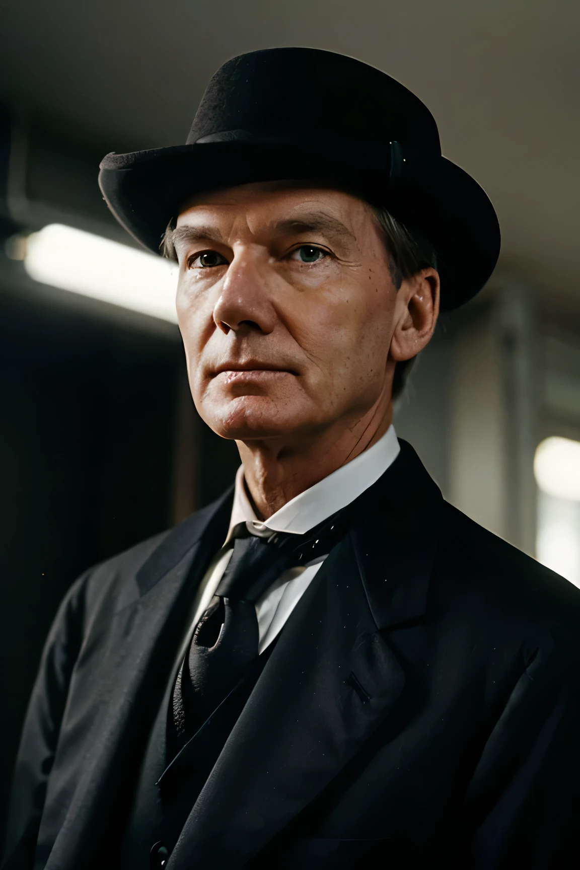 Image of John D Rockefeller looking straight towards camera