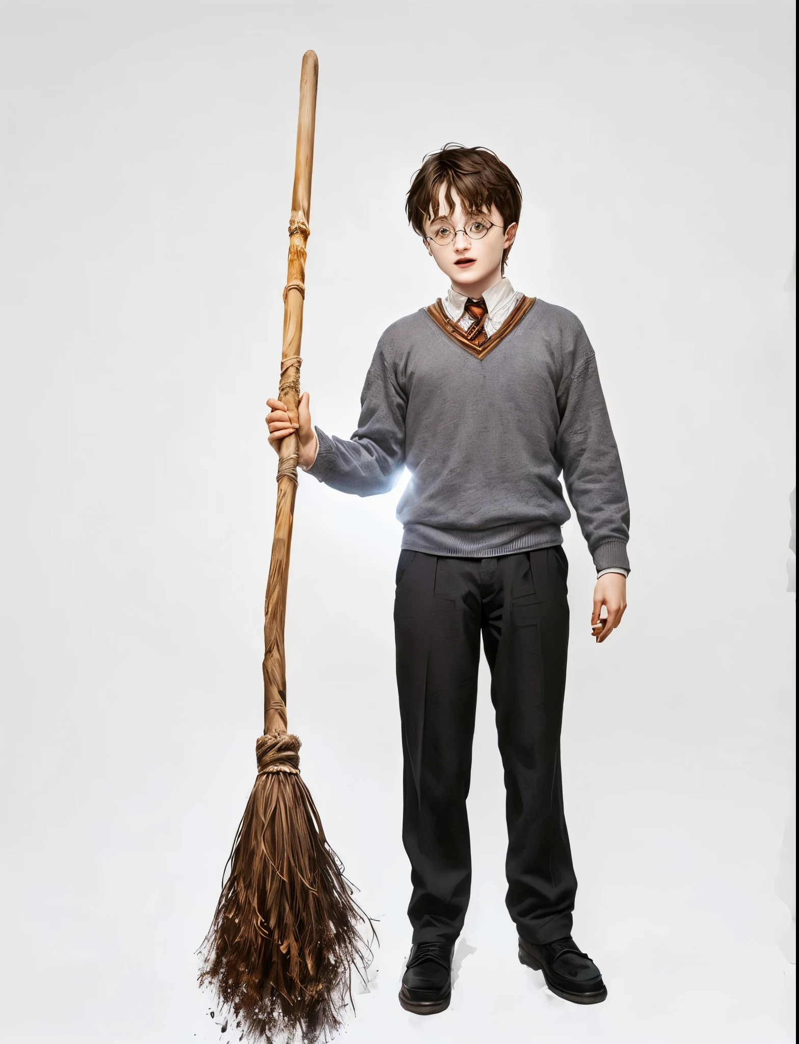 atormentar potter holding a broom and a wand in front of a white background, vassoura, atormentar potter riding a vassoura, tronco longo segurando uma varinha, atormentar potter, atormentar potter in a maid’s uniform, daniel radcliffe as atormentar potter, portrait of atormentar potter, atormentar potter portrait, atormentar potter!!, atormentar, elijah wood as atormentar potter, segurando a varinha mais velha