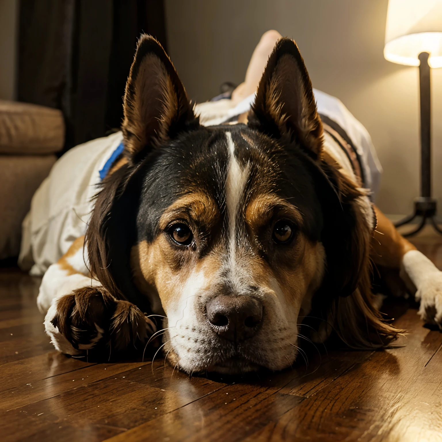 Un perrito triste