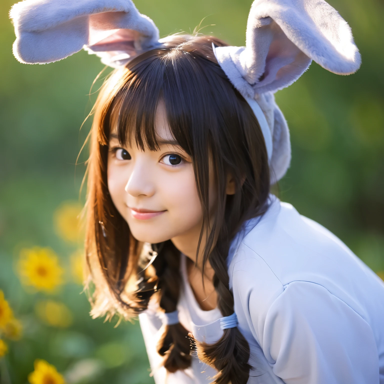  A girl like a rabbit 