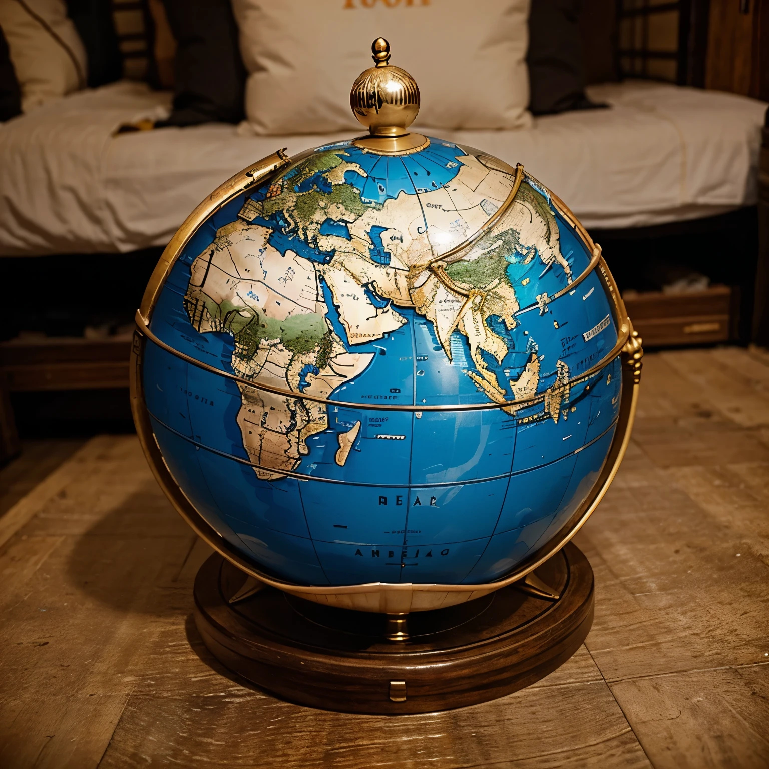 1. A Globe: Represents the journey around the world, which is the central theme of the book. The main character, Phileas Fogg, embarks on a challenging trip to complete a circumnavigation in 80 days, visiting various places and facing different challenges.