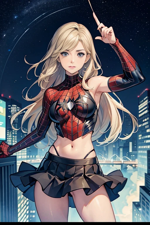 Emily Bett Rickards、マーベル・コミック映画のPoster, Very beautiful, Movies about Spiderman, sexy, whole body, I'm wearing a skirt、Premiere date, Poster、belly buttonを突き出す、new york、She's wearing a torn Spider-Man suit,The suit is torn、Wearing a skirt、 Red and black color scheme,dynamic、masterpiece、highest quality、Ultra-detailed、Very detailed、A delicate and beautiful shine、超A high resolution、Cinematic,Break,Breakdrop,(Torn clothes:1.5), (Wet clothes:1.4), Bare shoulders,Real Rain,Wet Hair,belly button、Exposing Skin、sexyな肩を見せてる