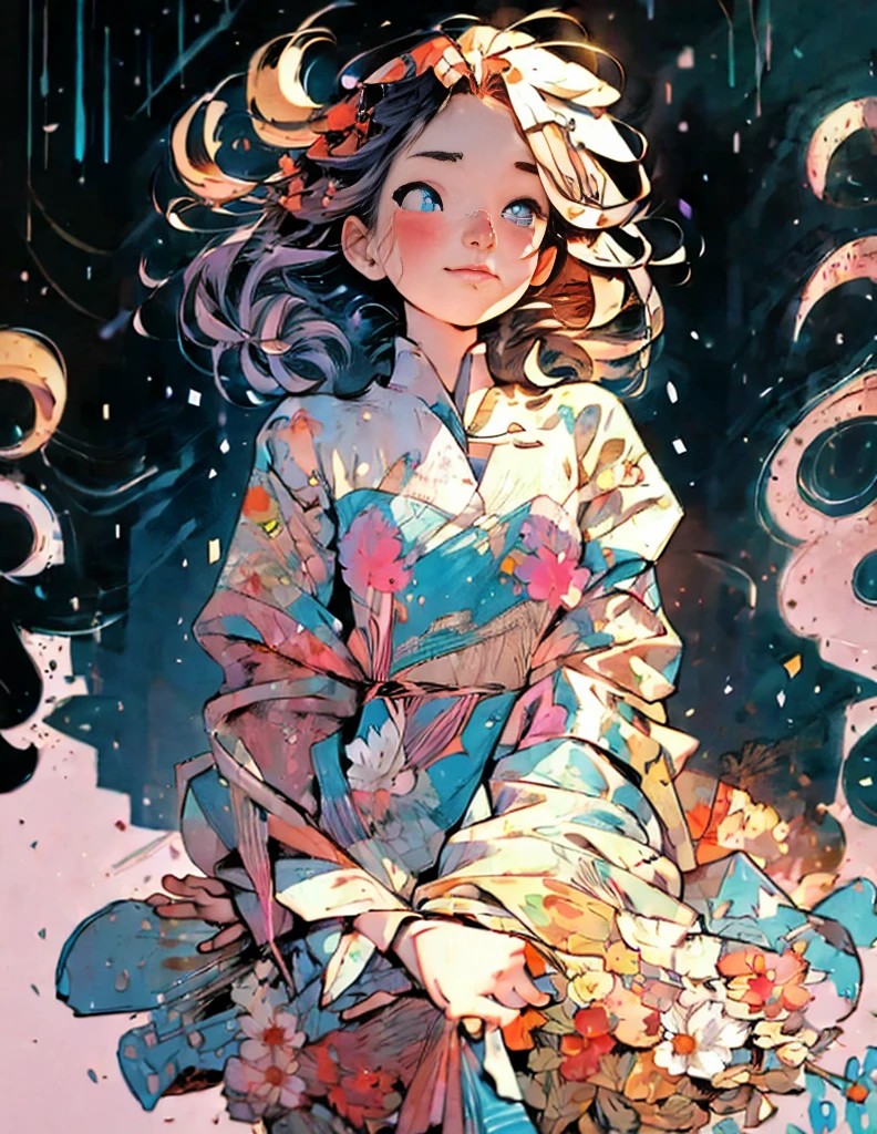 pace girl| standing alone on hill| centered| detailed gorgeous face| anime style| key visual| intricate detail| highly detailed| breathtaking| vibrant| panoramic| cinematic| Carne Griffiths| Conrad Roset| ghibli