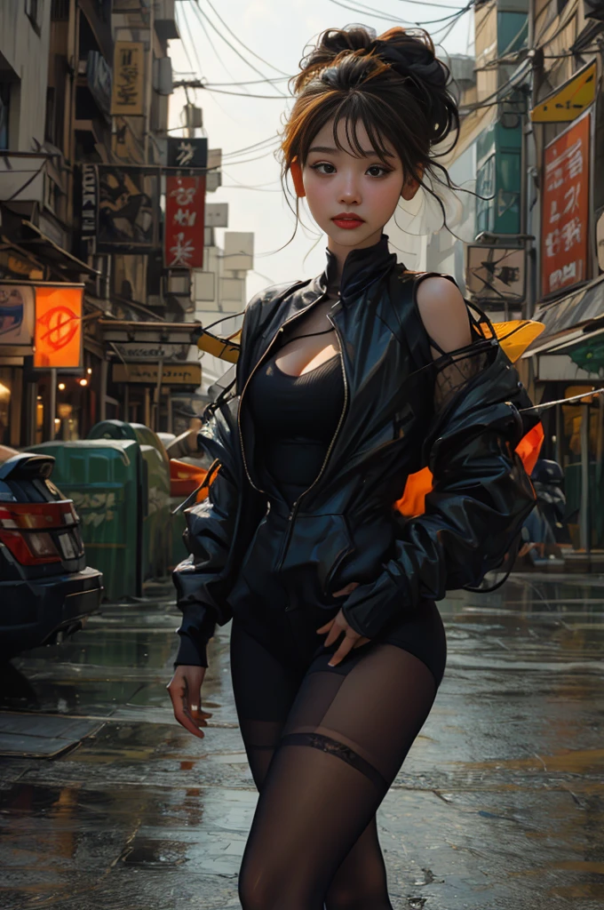 Avant garde female outfit