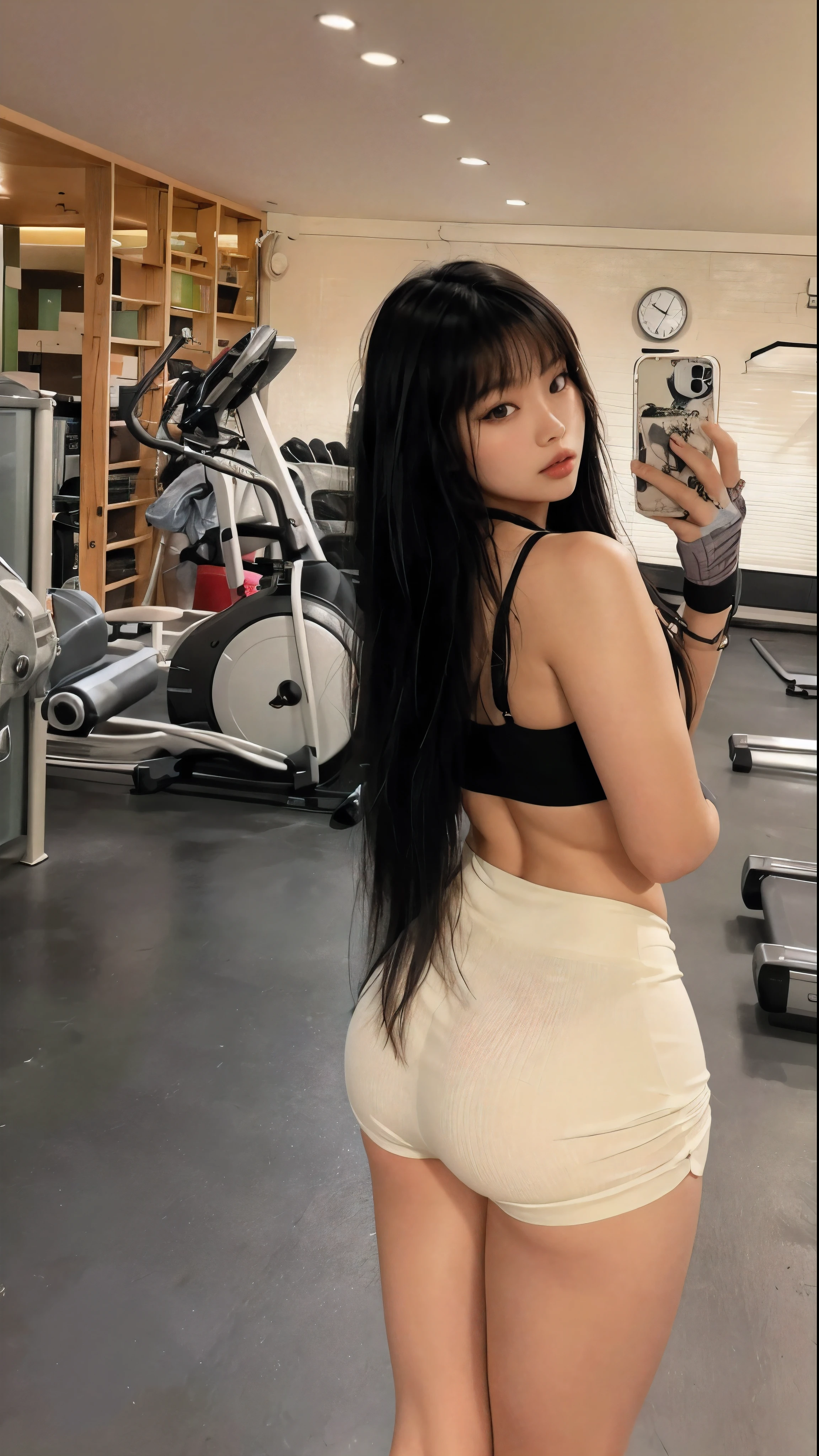 Jennie kim, garota perfeita, linda, magra, bunda grande, cabelo longo, (short curto, apertado,  enfiado), sexy, academia,