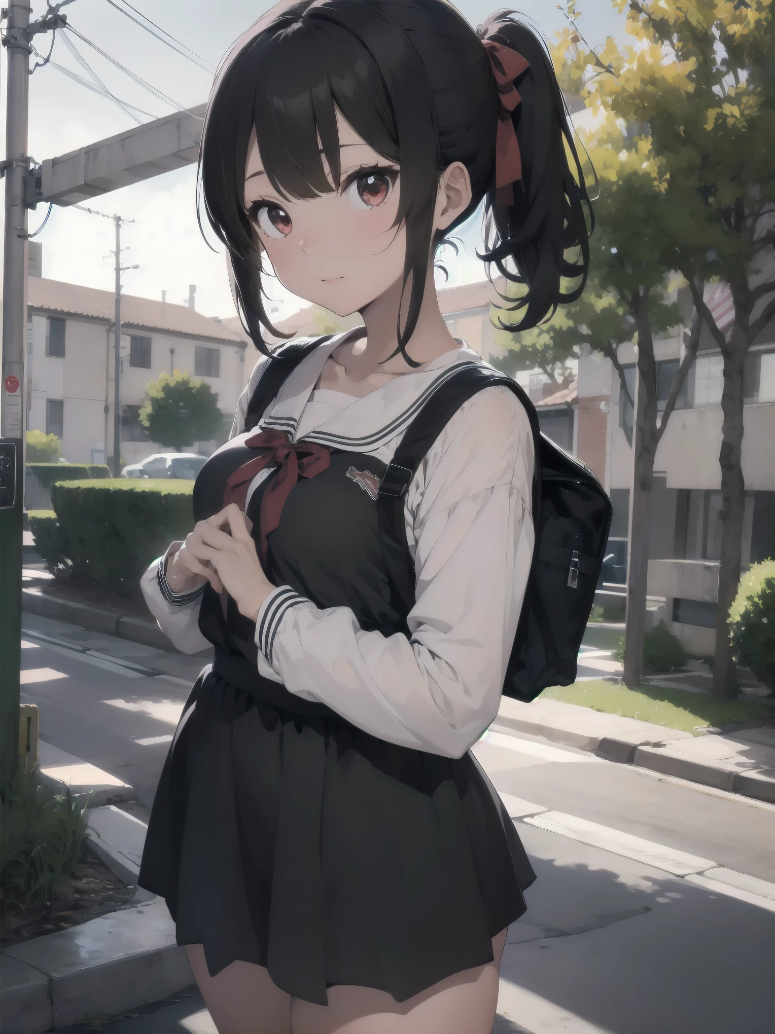 Menina anime com peito grande e meias pretas posando no cu, menina anime sedutora, Guweiz, Melhor Avaliado em Pixiv, curvilnea pequena, Estilo da coleo Kantai, thicc, Estilo de pista Azur, deusa anime, mulher bonita sedutora do anime, Guweiz em Pixiv ArtStation, Hestia, Artgerm extremamente detalhado