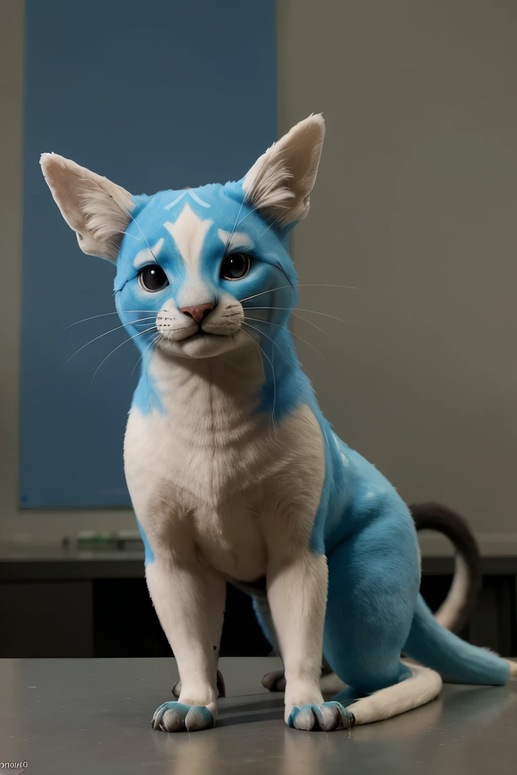Cra un personage animado lindo y curioso a la vista para un calan de ciencias