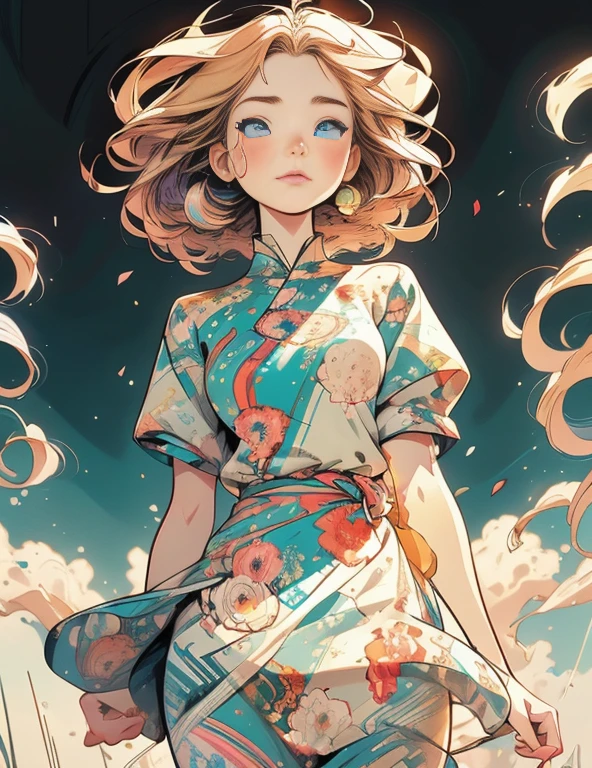 pace girl| standing alone on hill| centered| detailed gorgeous face| anime style| key visual| intricate detail| highly detailed| breathtaking| vibrant| panoramic| cinematic| Carne Griffiths| Conrad Roset| ghibli, deep vibrant colors