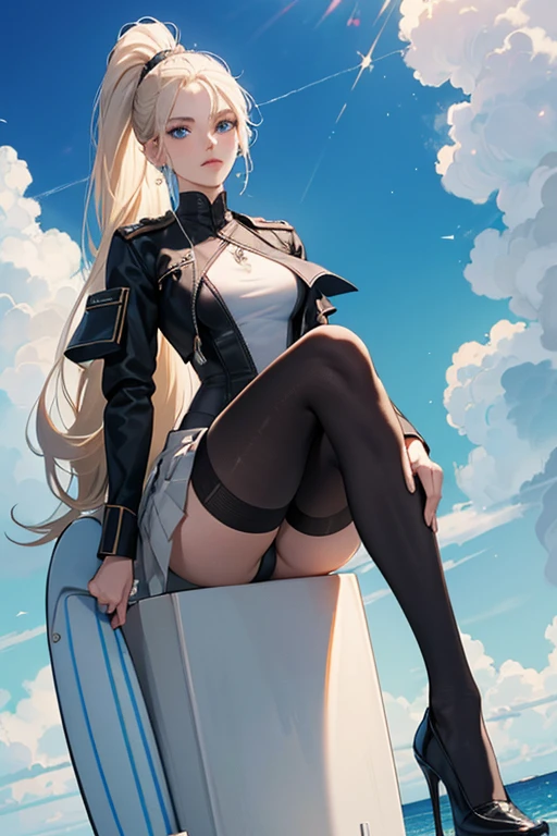 Lidia has platinum blonde hair which she ties into a high ponytail. She has blue eyes. Lidia's unique customizations consist of a short-sleeved wetsuit usually worn by surfers (Sporty Wetsuit), a Polish traditional costume (Trendsetter Set), and the political suit first shown in her character reveal trailer (Posh Politician Set). Her political outfit consists of a light gray long corporate jacket with a brown formal vest beneath. She wears a white, long sleeved on-up shirt, a long brownish gray knee-length skirt, brown stockings, and black heels with a single strap. Like Panda and Zafina, Lidia cannot be customized to wear the bikinis available to the rest of the female cast. SPARKLE; GLITTER