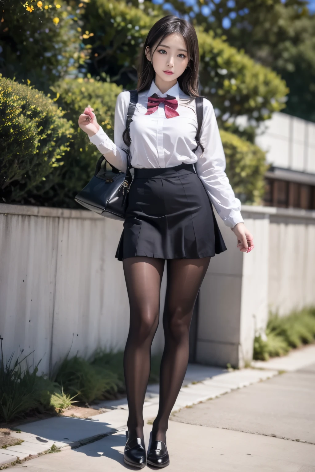 Gal、(Neon Town)、(((モデル体型の長身high school girl:1.8)))、(Standing facing this), Full body photography、(wide thighs, とてもLong legs), High heels on the ground, classroom, (masterpiece:1.3), (8k, Realistic, RAW Photos, highest quality: 1.4), Beautiful Face, (Realistic face), (Blonde short cut:1.3), Realistic目, Very beautiful eyes, Realistic skin, Beautiful Skin, Ultra-high resolution, Super Realistic, Very detailed, Golden Ratio, cute, cute female teacher,high school girl, シュールなhigh school girl, negligee, Milk splashed on the uniform、濡れたpantyhose、high heel loafers, Full body portrait, Thin arms, (Big Breasts)、black leather designer bag、 JK制服を着たhigh school girl, シュールなhigh school girl, No clothes、No underwear 、ミルクがぶっかかったpantyhose、pantyhose, Black Stockings、high heel loafers, Full body portrait, Thin arms, Big Breasts、 wide thighs、Long legs,