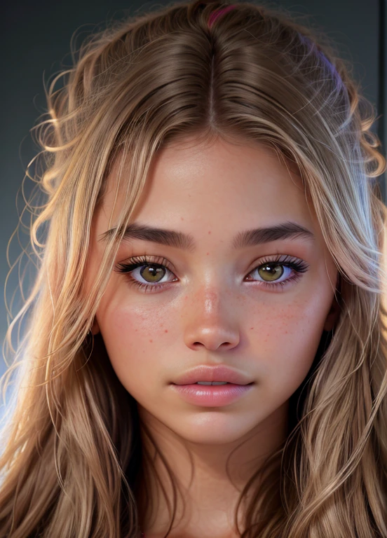 portrait of Olivia Dunne, epic (photo, studio lighting, hard light, sony a7, 50 mm, matte skin, pores, colors, hyperdetailed, hyperrealistic),
