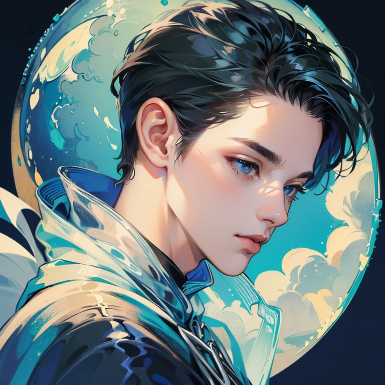 ((top-quality、​masterpiece))、The whole body is reflected