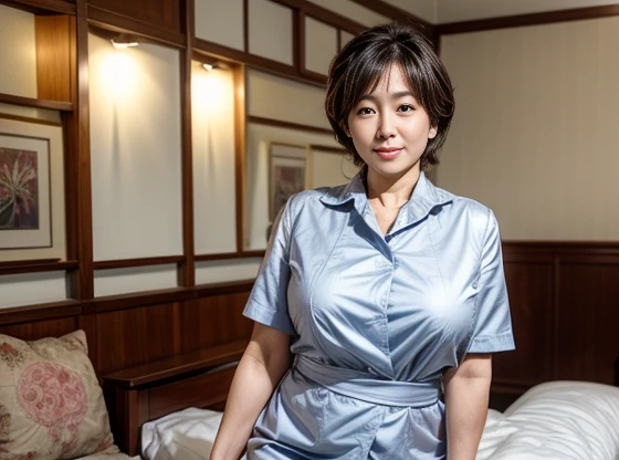 40 year old mature woman、Nasolabial folds、hospital、Nurse uniform、Japanese women、short hair、Full Body Shot、Sex Appeal, sexy,Fine skin、Star Piece、Beautiful breasts High quality、Perfect Sentence、so beautiful、High resolution face、Apply light makeup、Beautiful ass high quality、Glowing Beautiful Skin、Glowing Beautiful Skin step piece、Transparent beauty、Goddess of Eros、Realistic、Looking at the camera、Whitening skin、sexyな下着、Beautiful hip line、Large Breasts、Short skirt