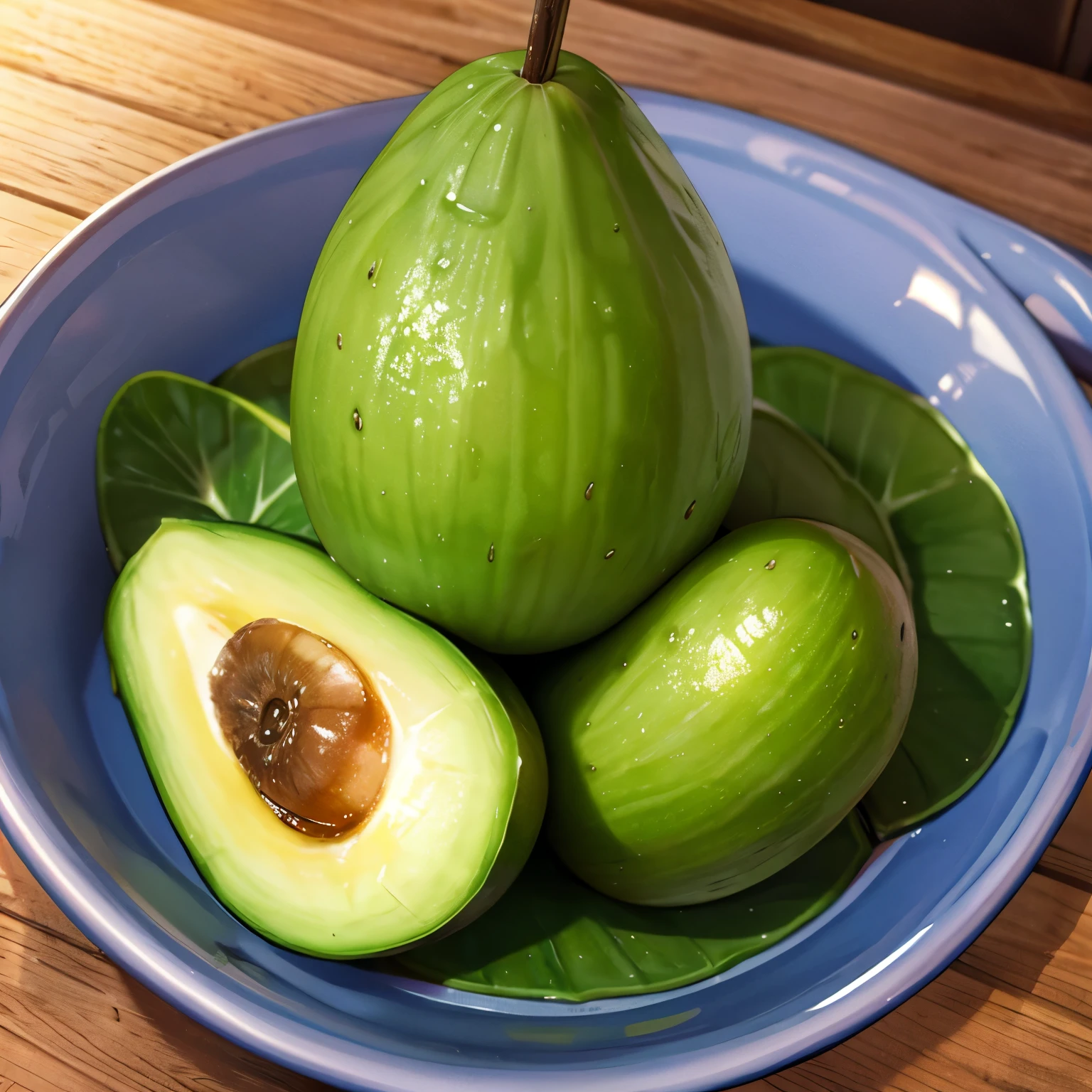 Es un aguacate grande