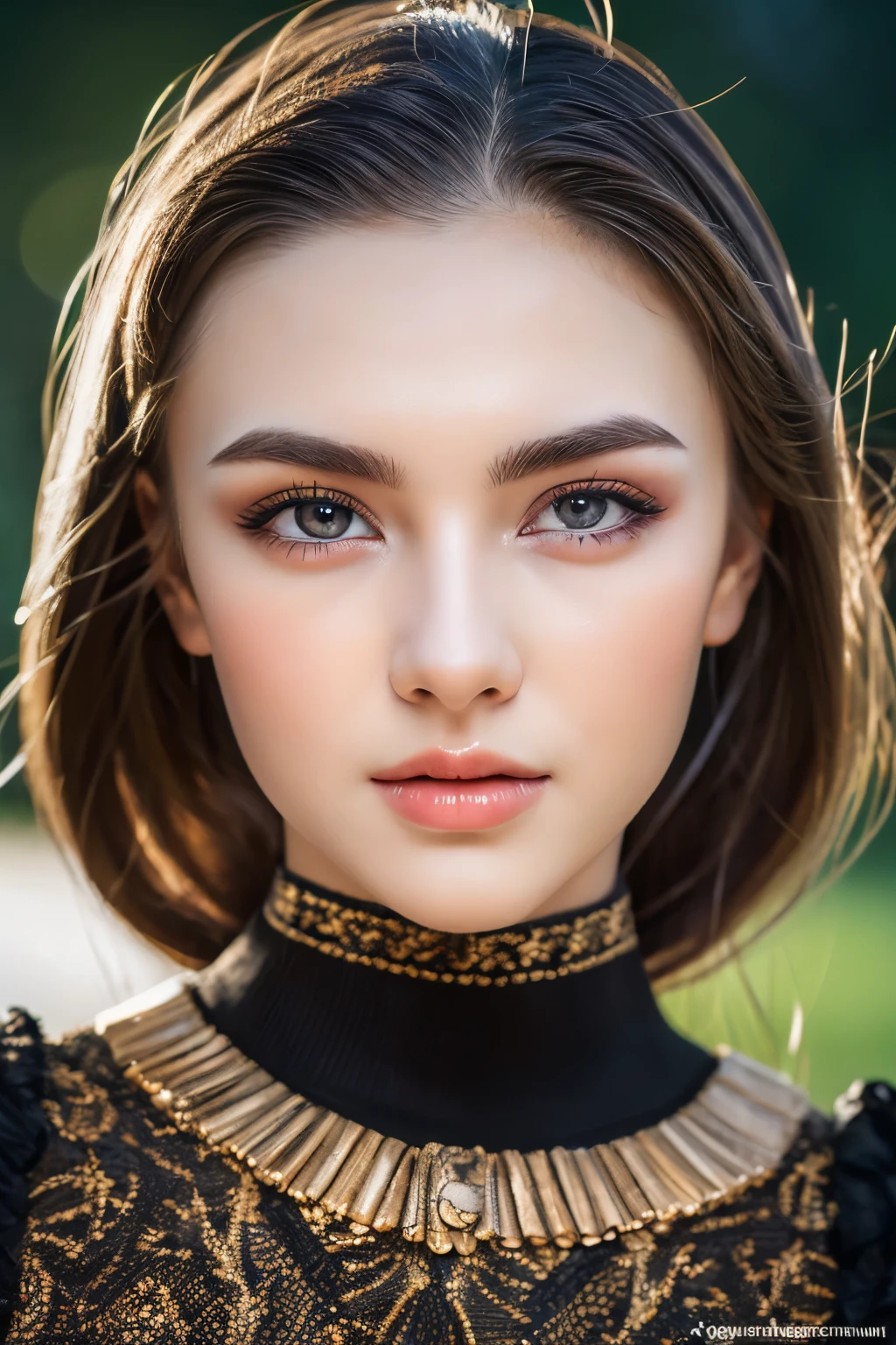 Ukrainian girl, Photorealsitic, Detailed skin, Detailed lips, Detailed eyebrows, PUPILS SPARKLING, depth of fields, ccurate, Super Detail, Best Quality, hight resolution, Anatomically correct, Textured skin, high details, High quality, short skirt, full body