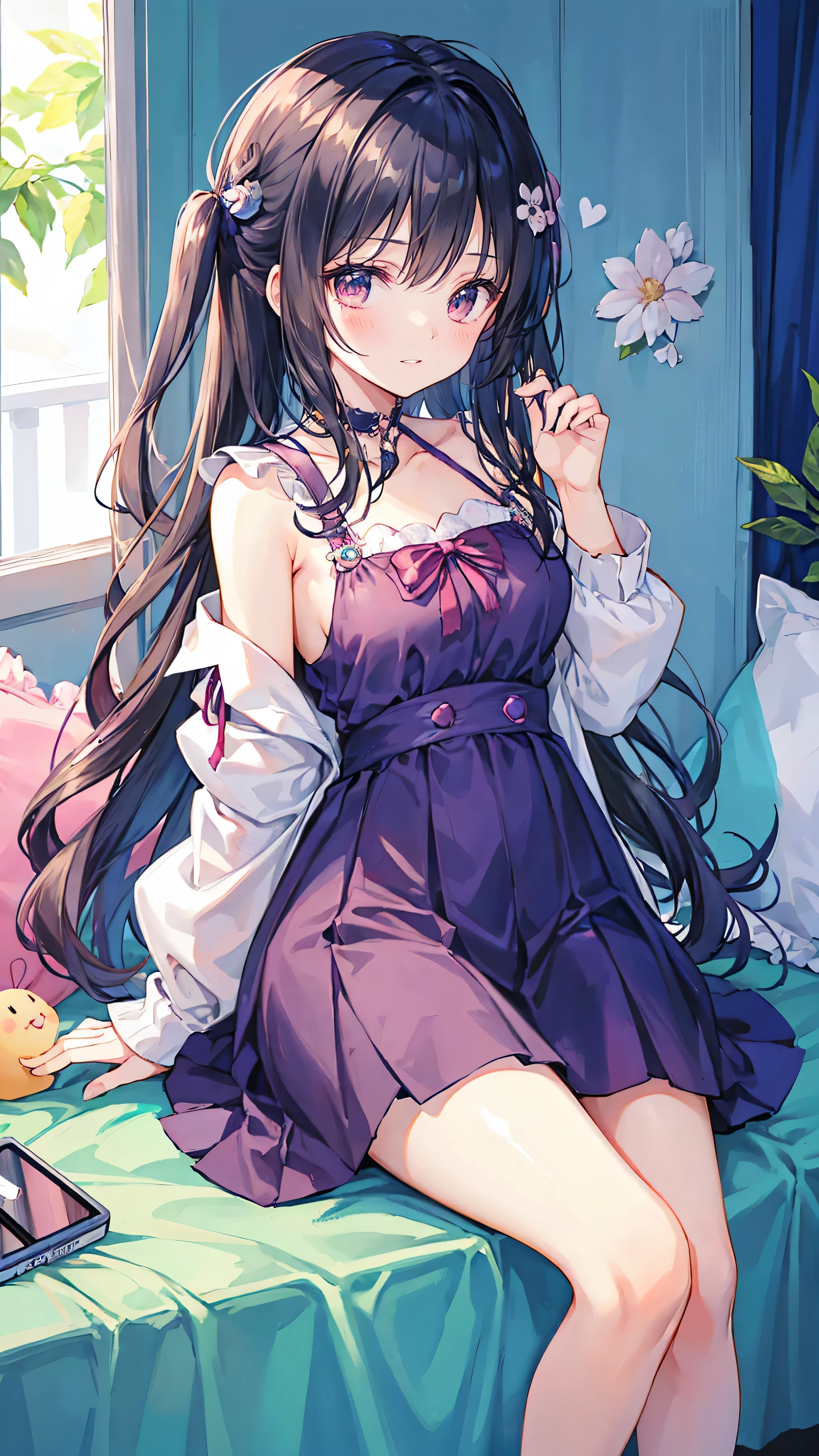 Very cute girl、(I'm )、light yellow hair、Shortcuts、Bangs too close to the eyes、Glowing red eyes、(Normal Human Ear)、Thin arms、Beautiful body、Thin legs、Flat Chest、Translucent white skin、Happy smile、Open your mouth、(Sleeveless sailor suit、Ultra mini skirt).(Rose Garden)、Playing innocently、Ultra HD、Digital SLR、Many colorful roses blooming in the background、Upper Body Shot、Sitting with legs crossed、Sitting with knees hugged、running、I know the shape of the nipples、