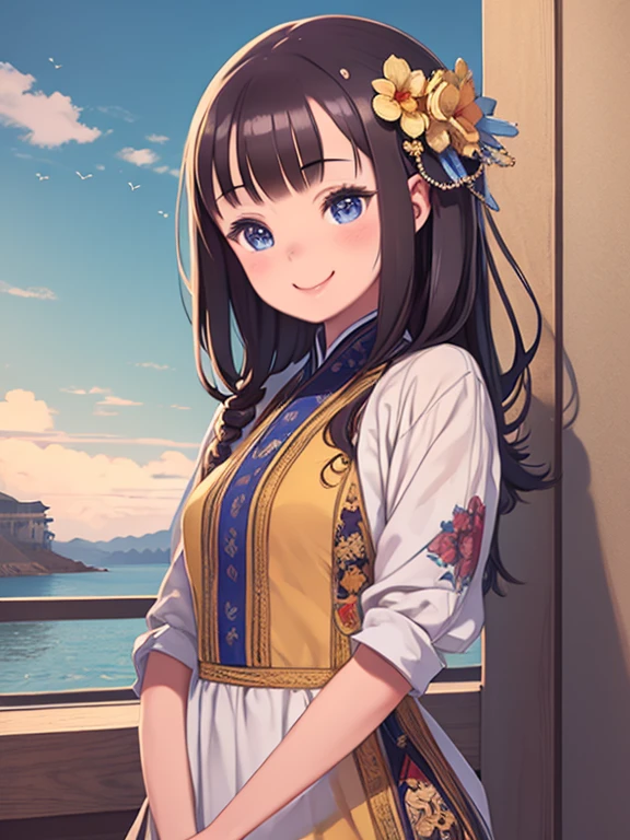 (masterpiece), (((highest quality)), (Very detailed), 1 girl, Smiling、