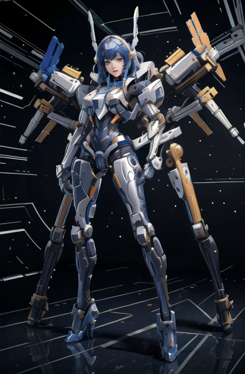 (masterpiece, highest quality, detailed),
Many women,
See all the viewers,
robot girls,
All of their limbs are mechanical parts.,
All robotic joints,
They all have different limb shapes,
All with different headgear,
none of them are wearing anything,
cockpit,
spacecraft,
SF,
space,
multi pose,
Full Body Shot,
Everyone is swapping limbs with each other.,
Lips parted