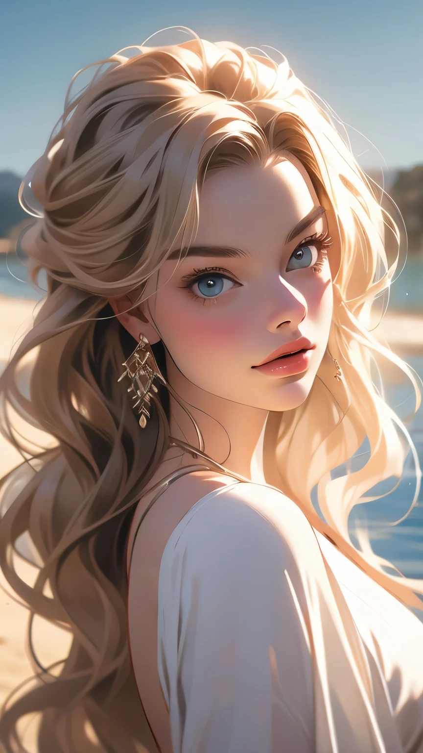 Makima with Margot Robbie's face (Chainsaw Man), highest quality, Very detailed, 1 girl, alone, Standing ceremony, Redhead, Long braided hair, Golden Eyes, bangs, Very small pointy breasts, White shirt, tie, Looks lewd,, (bad: 1.2), Looking at the audience, (Face to face: 1.3), (Dark Background, rock: 1.3), From above, Crisp contrast, Beautiful fine details, pussyfocus, Low Angle,(Take a full body photo),Bed urinate,Full nudity,Embarrassing,Covering nipples with hands,Place your hands behind your head,Open your legs,Turn away,Face of disgust,scream,Enjoy passionately ,I'having a seizure,Urinate,Soaking wet,Bathed in white foam,Piledriver,Touching the pussy,Men and women in love,gender ratio ,Gender violence,A man touches ,Are crying,Tears,Dildo,Gonzo,I like,facial,Bukkake,Sleeping girl