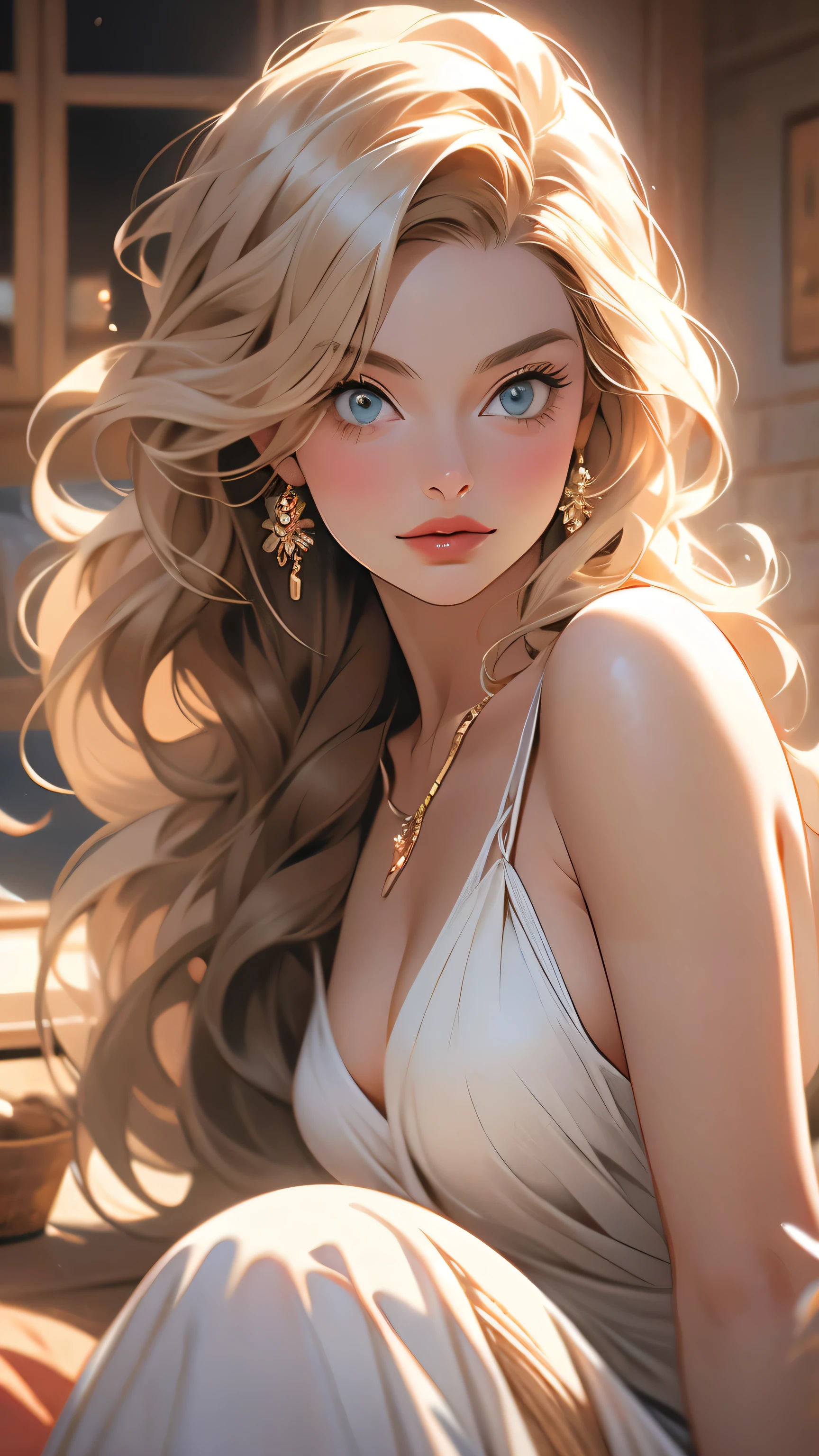 Makima with Margot Robbie&#39;s face (Chainsaw Man), highest quality, Very detailed, 1 girl, alone, Standing ceremony, Redhead, Long braided hair, Golden Eyes, bangs, Very small pointy breasts, White shirt, tie, Looks lewd,, (bad: 1.2), Looking at the audience, (Face to face: 1.3), (Dark Background, rock: 1.3), From above, Crisp contrast, Beautiful fine details, pussyfocus, Low Angle,（Take a full body photo）,Bed urinate,Full nudity,Embarrassing,Covering nipples with hands,Place your hands behind your head,Open your legs,Turn away,Face of disgust,scream,Enjoy passionately ,I&#39;having a seizure,Urinate,Soaking wet,Bathed in white foam,Piledriver,Touching the pussy,Men and women in love,gender ratio ,Gender violence,A man touches ,Are crying,Tears,Dildo,Gonzo,I like,facial,Bukkake,Sleeping girl