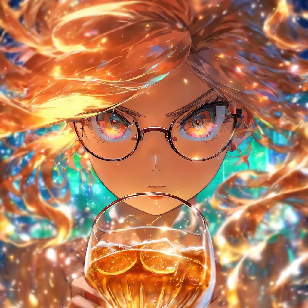 unique　woman　Glasses　liquor
