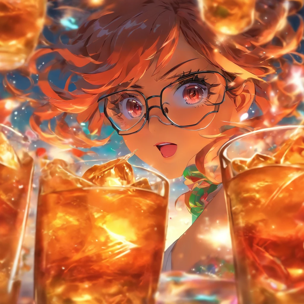 unique woman Glasses liquor