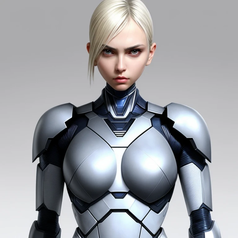 super soldier girl, slim, full detail face, killing eyes, europeans girl, white women, white skin, pretty face, small hip, narrow waist, xmech, high detail, realistic, photo quality, high quality, (photorealistic:1.4), science fiction, highly detailed, masterpiece, high-quality shadow, (face closeup)
