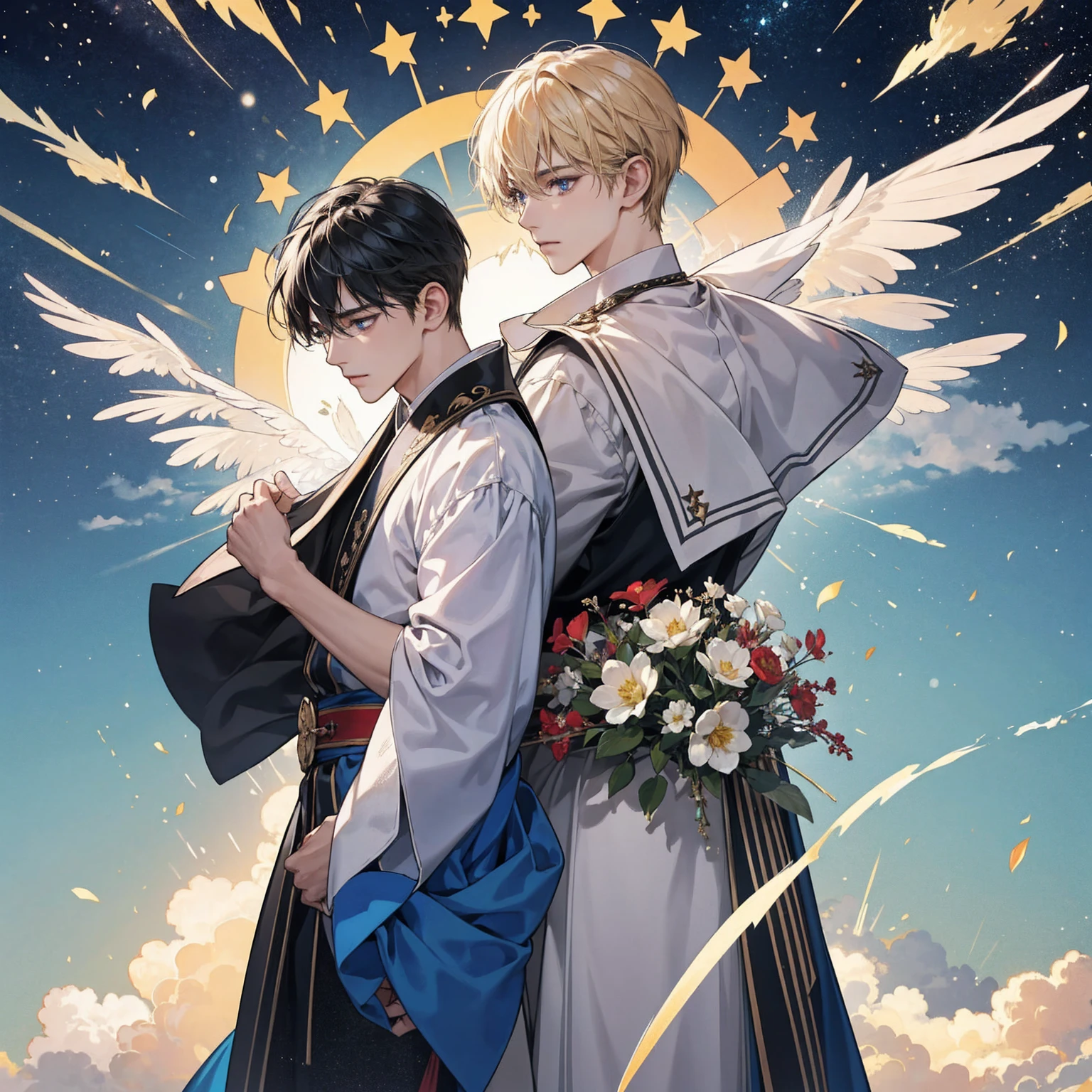 ローマemperorコンスタンティヌス1世「great」。34 years old。Adult male。emperorらしい優雅さと重厚さ。Calm and cool-headed。Heavenly Jerusalem。Tarot Cards「emperor」「world」Oracle Cards。Delicate and bold design in gold and blue。eyes like a lion。Thick neck。Broad shoulders。The achievements and impact on future generations are clear.、Constantine himself「What was he like?」It is shrouded in mystery。I個人的にコンスタンティヌスgreatに惹きつけられています。Iコンスタンティヌスgreatを追慕しています。but、コンスタンティヌスgreatは、Light and Darkness、It has both advantages and disadvantages。Nobody is perfect。コンスタンティヌスgreatが活動していた時の後期ローマ帝国は、危機と混乱と分裂の激動のworldでした。コンスタンティヌスgreatは、Calm and calm、It was mild for the time.。On the other hand、Powerful and ruthless in harsh times。コンスタンティヌスgreatへの毀誉褒貶、The pros and cons are intense。eventually、I think it can change infinitely depending on the evaluator's perspective.。コンスタンティヌスgreatは、Will it remain a mystery forever?。I、コンスタンティヌスgreatを想い続けています。Iコンスタンティヌスgreatの実態がつかめないまま、Admiration and fear、I am in a state of longing and fear。lyrical。Heartful。Romantic。Dramatic。Romantic and Real。Digital Art。Gustave Doré。Gustave Moreau。William Blake。Dande's Divine Comedy。Milton's Paradise Lost。Medieval manuscripts。Medieval miniature。Copperplate engraving。magic。西洋magic。grimoire。wonder。occult。religion。philosophy。Symbolism。occultism。Tahana。Christian Bible。Genesialachi。Revelation。Koran(original) , (Very detailed壁紙) , (highest quality) , (masterpiece) , Photographic reality, Realistic, Very detailedイラスト , Beautiful Eyes, (Delicate face) , Perfect detail, (Best lighting) , (Very intricate details) , Very detailed, , 4K Integration, (Super fine CG: 1.2) , (8k: 1.2) , Realistic, Octane Rendering