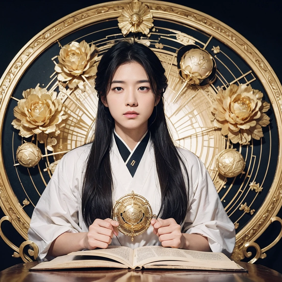 ローマemperorコンスタンティヌス1世「great」。34 years old。Adult male。emperorらしい優雅さと重厚さ。Calm and cool-headed。Heavenly Jerusalem。Tarot Cards「emperor」「world」Oracle Cards。Delicate and bold design in gold and blue。eyes like a lion。Thick neck。Broad shoulders。The achievements and impact on future generations are clear.、Constantine himself「What was he like?」It is shrouded in mystery。I個人的にコンスタンティヌスgreatに惹きつけられています。Iコンスタンティヌスgreatを追慕しています。but、コンスタンティヌスgreatは、Light and Darkness、It has both advantages and disadvantages。Nobody is perfect。コンスタンティヌスgreatが活動していた時の後期ローマ帝国は、危機と混乱と分裂の激動のworldでした。コンスタンティヌスgreatは、Calm and calm、It was mild for the time.。On the other hand、Powerful and ruthless in harsh times。コンスタンティヌスgreatへの毀誉褒貶、The pros and cons are intense。eventually、I think it can change infinitely depending on the evaluator's perspective.。コンスタンティヌスgreatは、Will it remain a mystery forever?。I、コンスタンティヌスgreatを想い続けています。Iコンスタンティヌスgreatの実態がつかめないまま、Admiration and fear、I am in a state of longing and fear。lyrical。Heartful。Romantic。Dramatic。Romantic and Real。Digital Art。Gustave Doré。Gustave Moreau。William Blake。Dande's Divine Comedy。Milton's Paradise Lost。Medieval manuscripts。Medieval miniature。Copperplate engraving。magic。西洋magic。grimoire。wonder。occult。religion。philosophy。Symbolism。occultism。Tahana。Christian Bible。Genesialachi。Revelation。Koran(original) , (Very detailed壁紙) , (highest quality) , (masterpiece) , Photographic reality, Realistic, Very detailedイラスト , Beautiful Eyes, (Delicate face) , Perfect detail, (Best lighting) , (Very intricate details) , Very detailed, , 4K Integration, (Super fine CG: 1.2) , (8k: 1.2) , Realistic, Octane Rendering、Scale infinity、permanent。far-reaching、Grandiose。Infinite and Unfathomable Influence。Tianhe Galaxy。Andromeda。The Universe。spiritual。Earth。solar system。Infinite Universe。quantum。Free Energy。Electro-optical petrification。Dark matter。Mysteries of the Universe。life-and-death。Journey。Creation and Healing。trauma。create。Salvation。Purification。Unconditional Love。High Bliss。