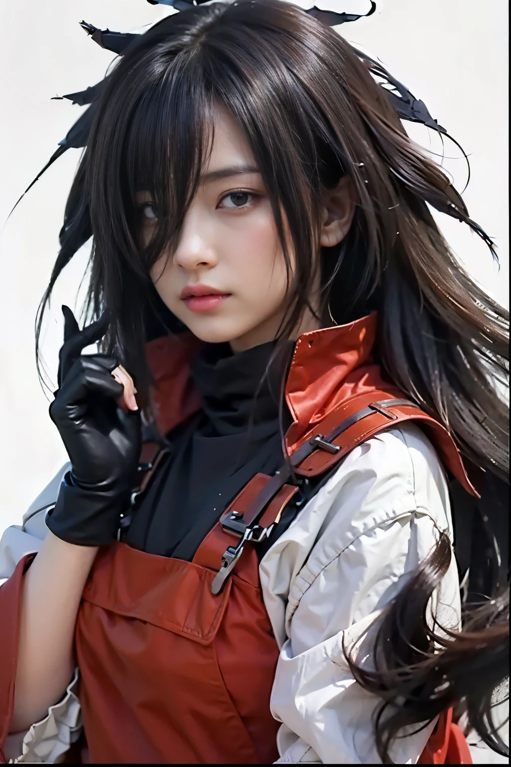 (masterpiece, best quality:1.2), (8k uhd, 16k, 32k, ultra high res), (photorealistic:1.37), (RAW photo), ultimate-realistic, ultimate-realistic details, ultimate-realistic texture, ultimate-intricate details, ultimate-realistic lighting, ultimate-realistic shadow, 1 japanese girl, ultimate-cute face, ultimate-RAW skin, ultimate-realistic eyes, (mechanical:1.4), (armor), full body, wide shot