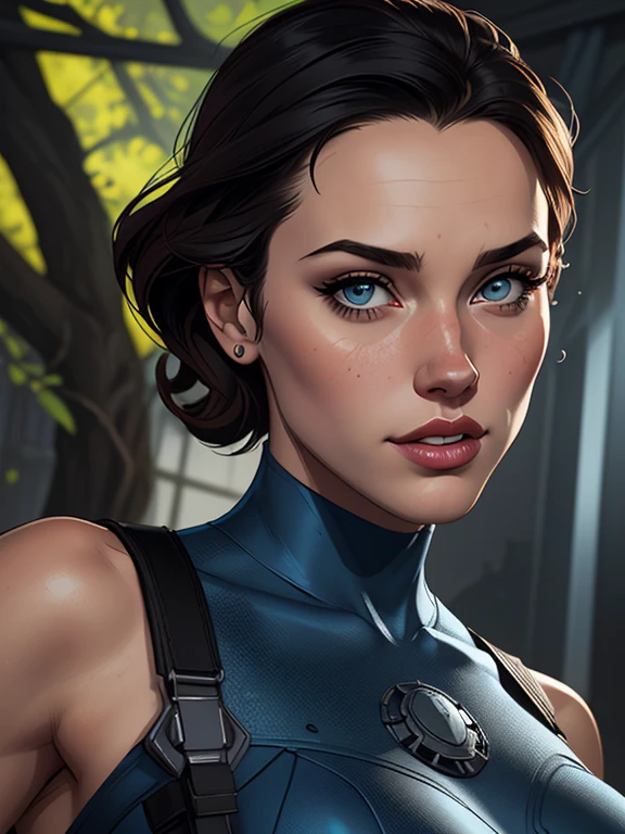 Personagem mulher estilo atompunk Fallout 4 cabelos pretos atriz Ella Purnell com marcas de guerras Imagem de desenho animado de uma mulher .Ilustracaoo estilo desenho animado, estilo de arte dos desenhos animados, estilo de arte dos desenhos animados, digital illustration style, estilo atompunk design de personagens altamente detalhado, arte digital detalhada coragem,actress Ella Purnell with black hair slim body Forest fan art, Design de cabelos pretos personagens de retrato, beautiful digital illustration, retrato de alta qualidade, Arte em quadrinhos, s . Eyelined eyes, medium bust and wonderful sexy clothes. image expression of sexual desire from waist to head illustration atompunk style Fallout 4 The perspective is from below, enfatizando a majestade e o poder da Gigante."atriz Ella Purnell cabelos pretos um close up de uma mulher com um vestido vermelho segurando uma arma, artgerm julie bell beeple, glamorosa Jill Valentine, inspirado em Raymond Swanland, Resident Evil, Artgerm Craig Mullins, Cutesexyrobutts, inspirado em Marek Okon, estilo de Raymond Swanland, Resident Evil inspired, Artgerm detailedstyle Cartoon style digital illustration GTA style