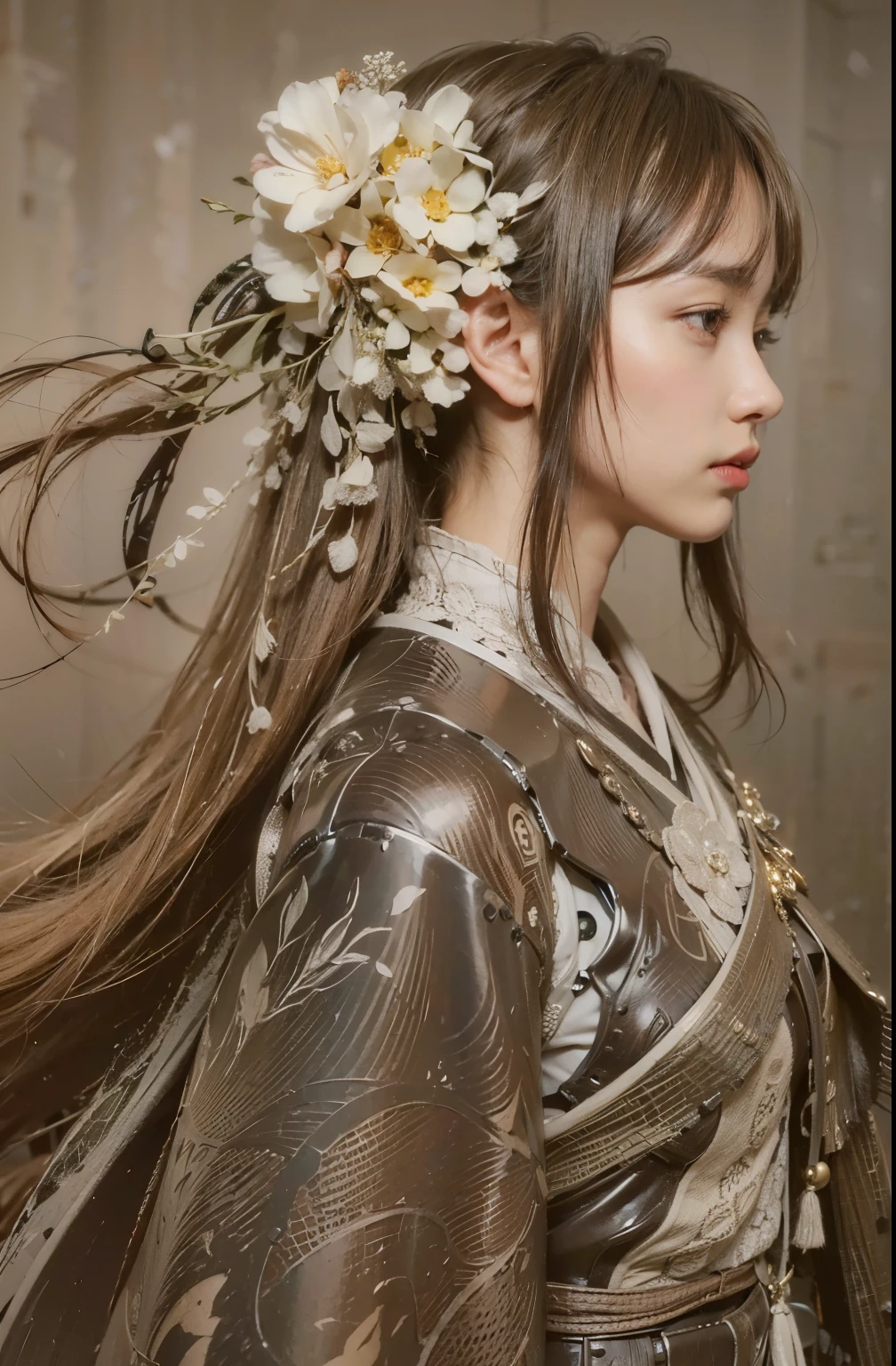 (masterpiece, best quality:1.2), (8k uhd, 16k, 32k, ultra high res), (photorealistic:1.37), (RAW photo), ultimate-realistic, ultimate-realistic details, ultimate-realistic texture, ultimate-intricate details, ultimate-realistic lighting, ultimate-realistic shadow, 1 japanese girl, ultimate-cute face, ultimate-RAW skin, ultimate-realistic eyes, (mechanical:1.4),  (armor), full body, wide shot
