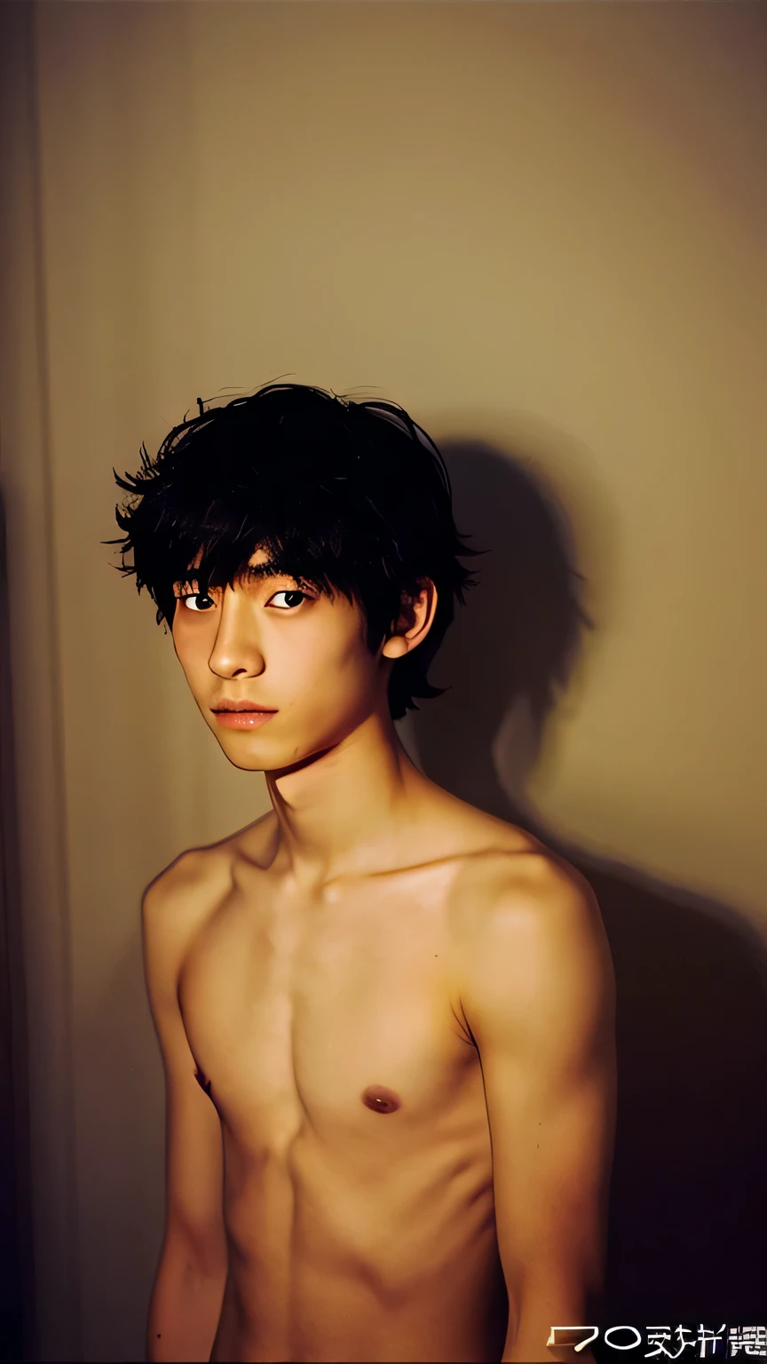 two naked japanese　beautiful boy　boy　　　night