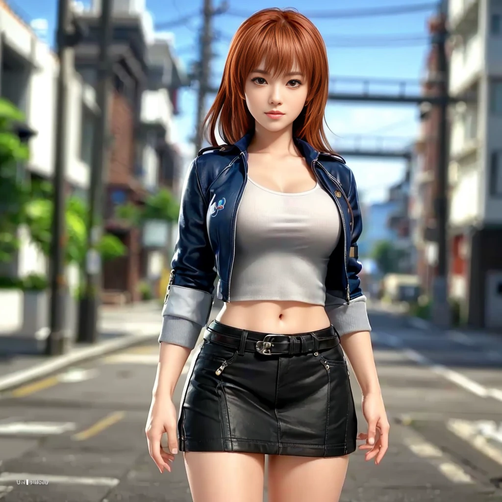 Kasumi, (best quality,ultra-detailed),(Realistic:1.37), beautiful and detailed face, Ultra-realistic texture, delicate face, delicate body, vivid colors. High definition, 8k. athletic body.