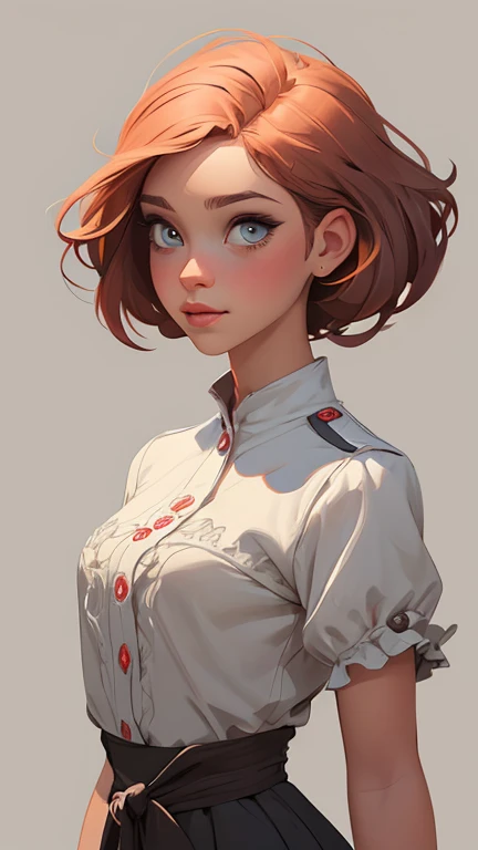 Female character in cartoon style Digital art style illustration Cartoon image of a woman .Ilustra??o estilo desenho animado, estilo de arte dos desenhos animados, Ella Purnel lestilo Cartoon style digital illustration artgerm style cartoon art style, digital illustration style, design de personagens altamente detalhado, arte digital detalhada coragem, Forest fan art, Design de personagens de retrato, beautiful digital illustration, retrato de alta qualidade, Arte em quadrinhos, mulher jovem cabelo com transas lindas . Beautiful lined eyes Medium large bust and wonderful sexy clothes. image expression of sexual desire from the waist to the illustration Ella Purnellstyle Cartoon style digital illustration artgerm style