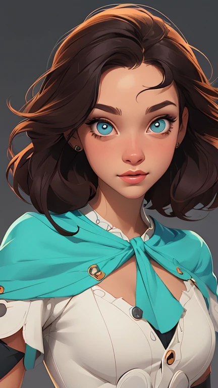 Female character in cartoon style Digital art style illustration Cartoon image of a woman .Ilustra??o estilo desenho animado, estilo de arte dos desenhos animados, Ella Purnel lestilo Cartoon style digital illustration artgerm style cartoon art style, digital illustration style, design de personagens altamente detalhado, arte digital detalhada coragem, Forest fan art, Design de personagens de retrato, beautiful digital illustration, retrato de alta qualidade, Arte em quadrinhos, mulher jovem cabelo com transas lindas . Beautiful lined eyes Medium large bust and wonderful sexy clothes. image expression of sexual desire from the waist to the illustration Ella Purnellstyle Cartoon style digital illustration artgerm style