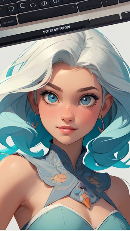 Female character in Turnaround sheetcartoon style Digital art style illustration Cartoon image of a woman .Ilustra??o estilo desenho animado, estilo de arte dos desenhos animados, Ella Purnel lestilo Cartoon style digital illustration artgerm style cartoon art style, digital illustration style, design de personagens altamente detalhado, arte digital detalhada coragem, Forest fan art, Design de personagens de retrato, beautiful digital illustration, retrato de alta qualidade, Arte em quadrinhos, mulher jovem cabelo com transas lindas . Beautiful lined eyes Medium large bust and wonderful sexy clothes. image expression of sexual desire from the waist to the Ella Purnellstyle illustration Cartoon style digital illustration Turnaround sheet style