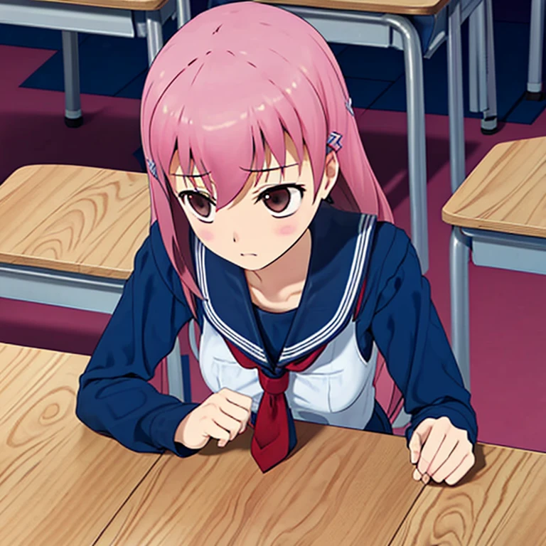A classmate collapses in the classroom