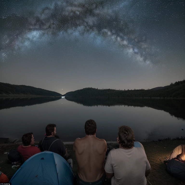 As Estrelas Sob o Lago"Dois velhos amigos, ambos homens ursos, gather for an annual camping trip by a remote lake. Under the starry sky, They share stories from their separate lives and discover that love may have been there all along, esperando apenas o momento certo para ser revelado