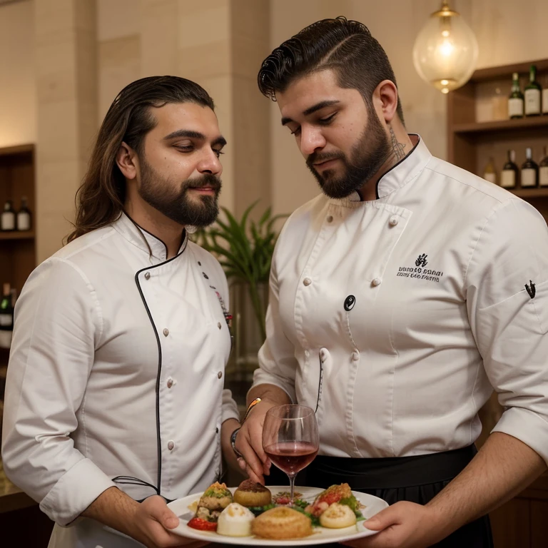O Sommelier e o Chef"Em uma cidade cosmopolita, um homem sommelier charmoso e um homem chef talentoso, os dois homens de meia idade e barbudos, se encontram quando abrem juntos um restaurante exclusivo. As the flavors mingle and the wines flow, they also explore their passion for each other, facing challenges in business management and personal life.