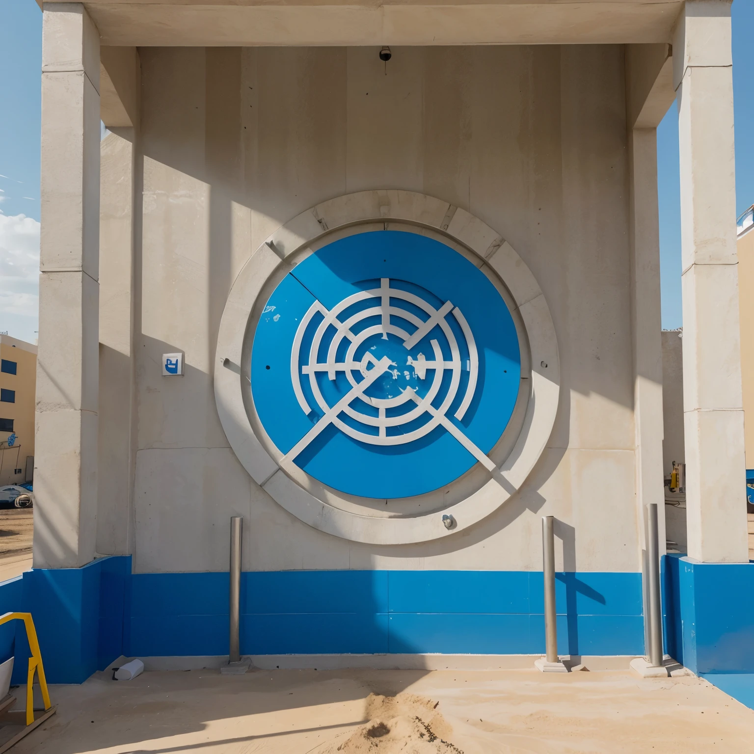 Un logo para empresa encargada de construir y equipamiento de hospitales