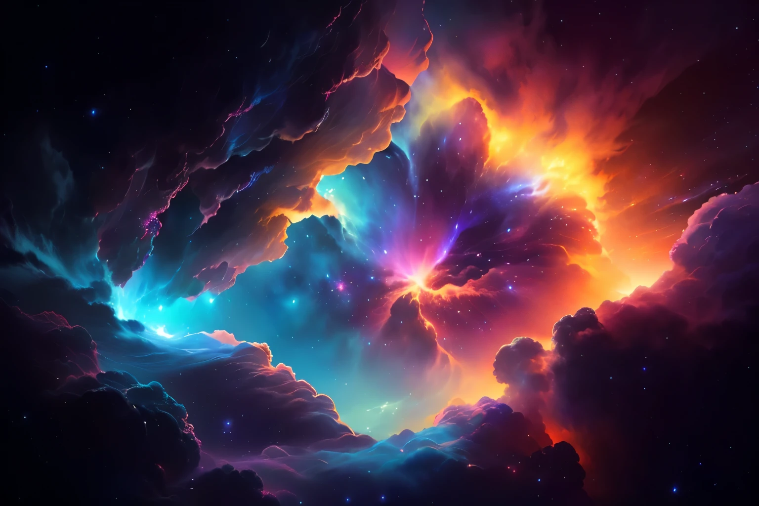 雲と星のあるnebulaの色鮮やかな画像, Cosmic clouds, カラフルなnebulas, Cosmic and colorful, 輝くnebulaの色, The colors of the universe彩, nebula, The colors of the universe, カラフルなnebula, Dark neon colored universe, 鮮やかなnebula, 明るいnebula, nebulaの空, nebula爆発, 色とりどりの引き裂かれたnebula, glowing clouds, Magical colors and atmosphere, nebulaの色